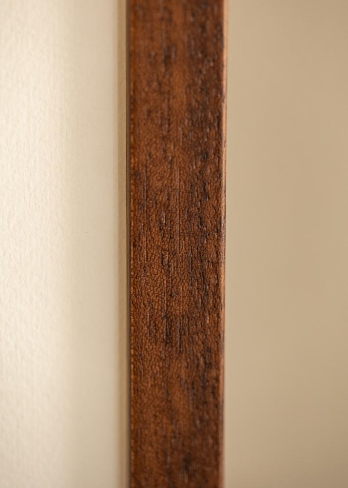 Keret Hermes Teak 70x100 cm - Passepartout Fehér 61x91,5 cm