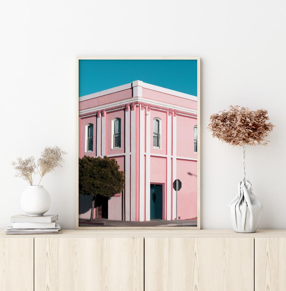 Pink Building Poszter