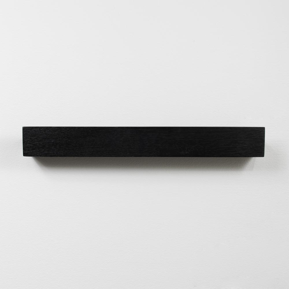 Mágnes Shelf Black Painted Oak 40 cm