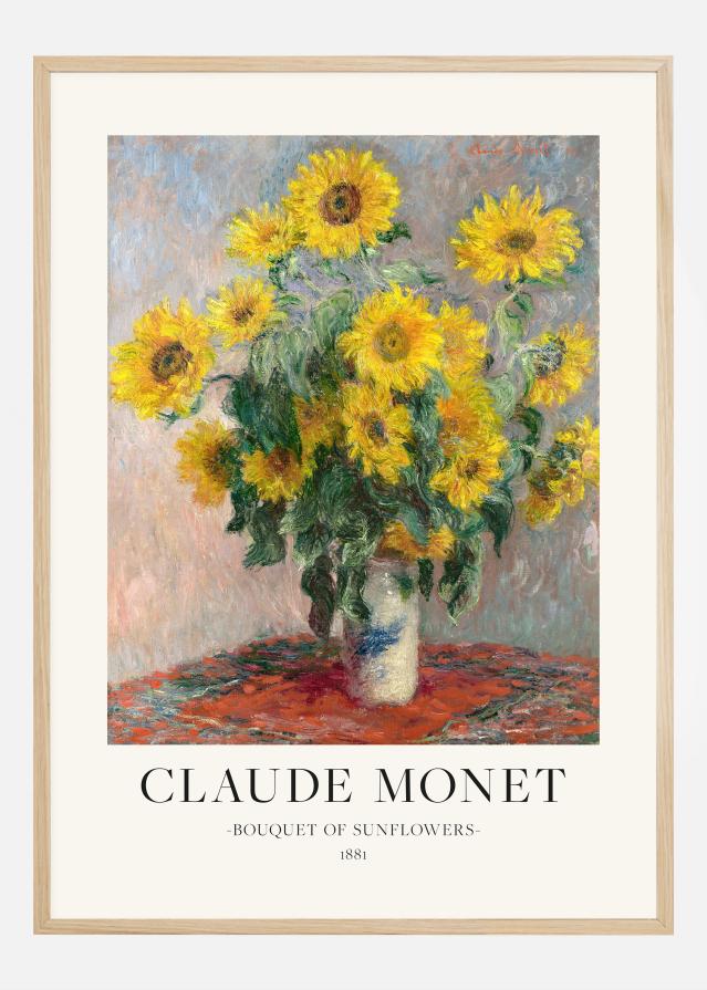 Claude Monet - Bouquet Of Sunflowers Poszter