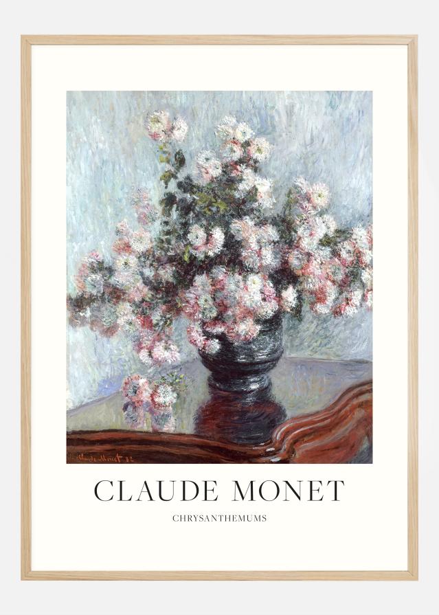 Claude Monet -Chrysanthemums Poszter