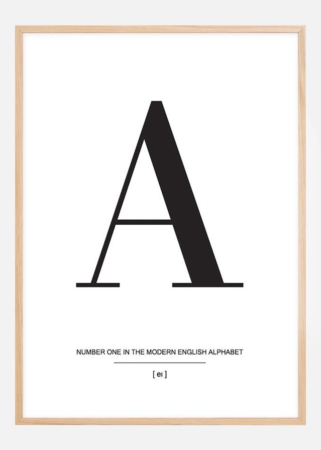 Letter A Poszter