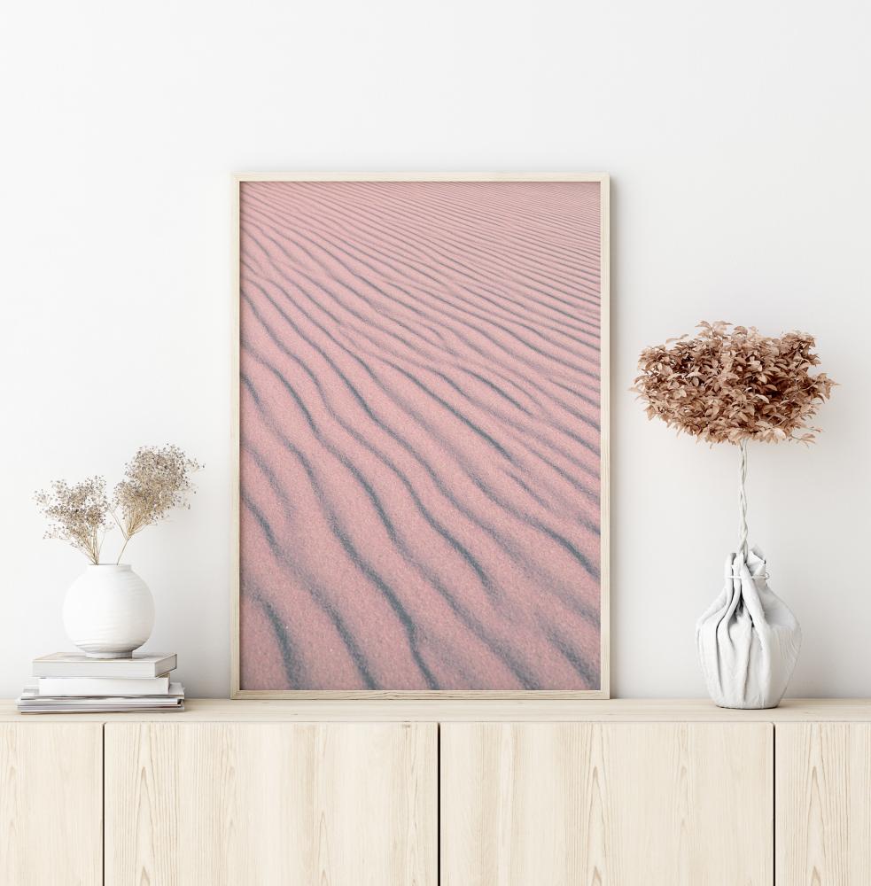 Pink Sandy Waves Poszter