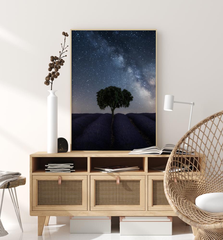 Tree And Milky Way Poszter