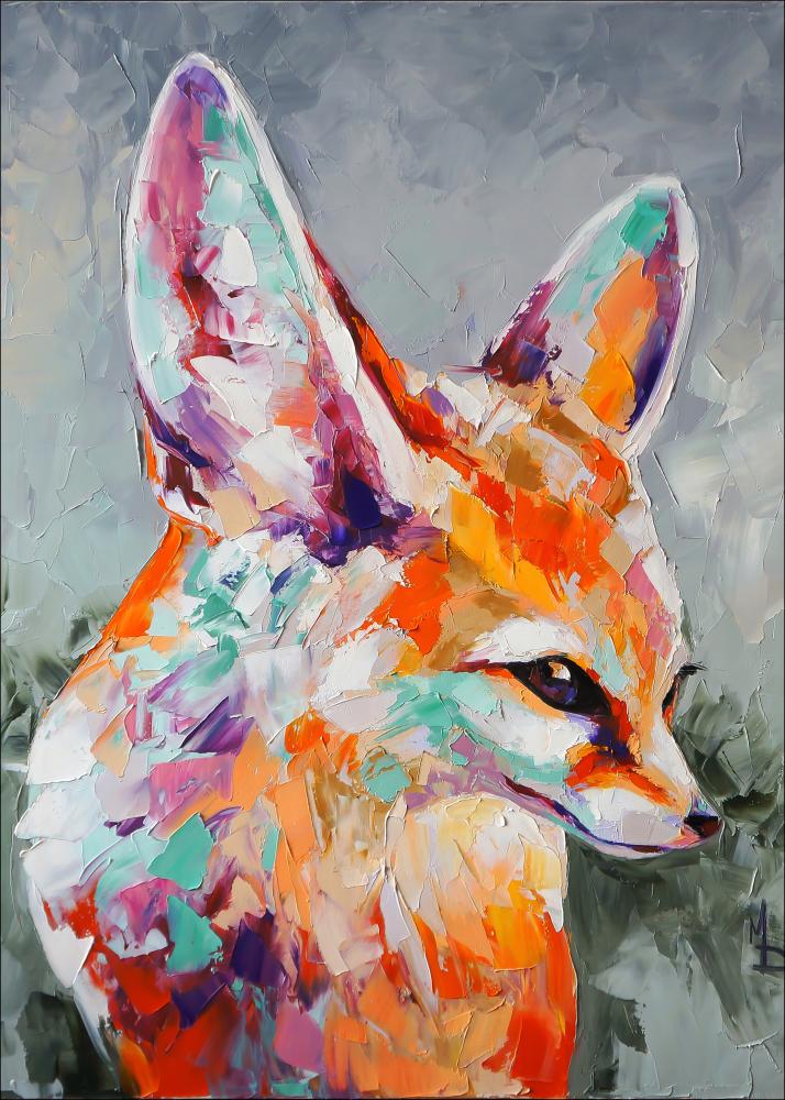 Fox Painting Poszter