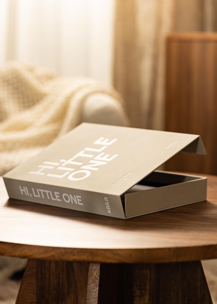 KAILA HI LITTLE ONE Grey - Coffee Table Photo Album (60 Feketék oldal)