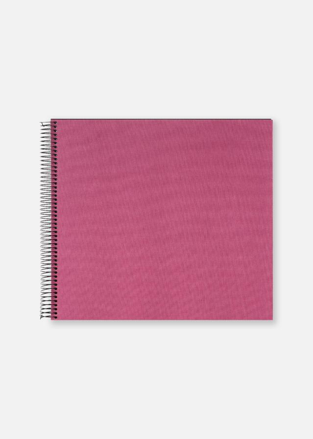 Bella Vista Spirál album Fuchsia - 35x30 cm (40 Feketék Oldalak / 20 lap)