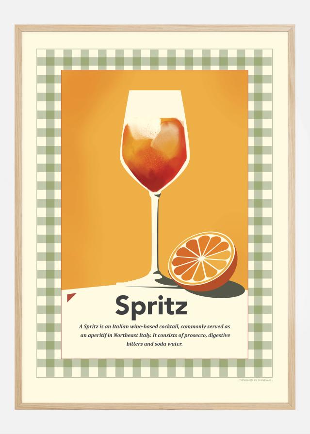 Spritz retro print Poszter