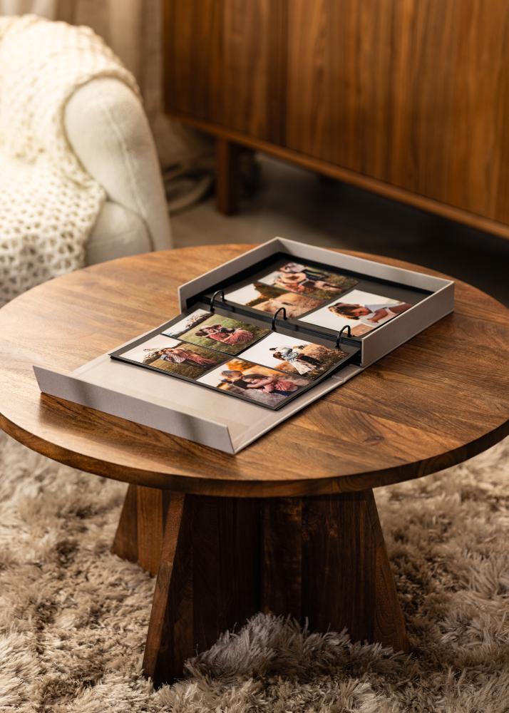 KAILA HI LITTLE ONE Grey - Coffee Table Photo Album (60 Feketék oldal)