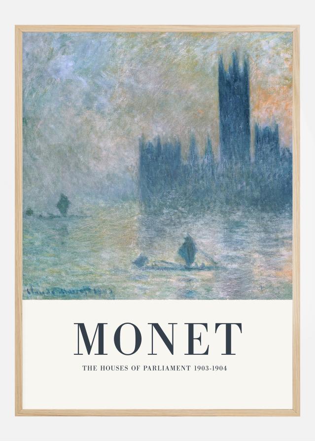 Claude Monet -The Houses of Parliament Poszter