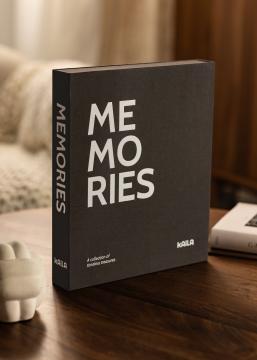 KAILA MEMORIES Black/White - Coffee Table Photo Album (60 Feketék oldal)