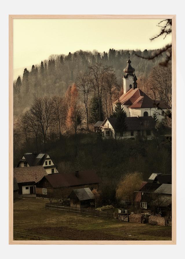 Autum Village Poszter