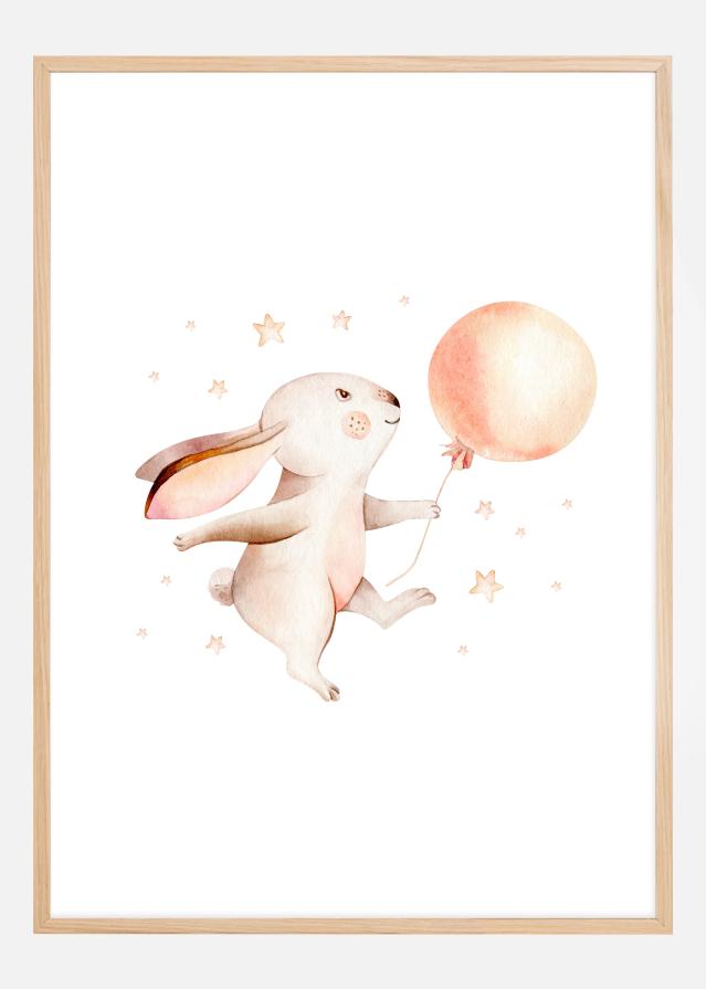 Rabbit Balloon Poszter