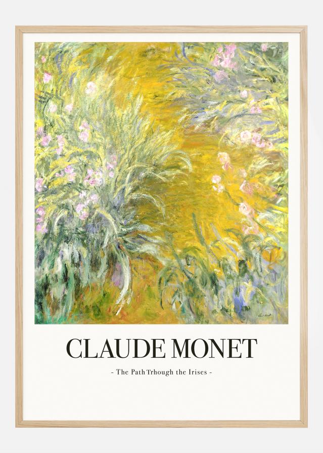 Claude Monet -The Path Through The Irises Poszter