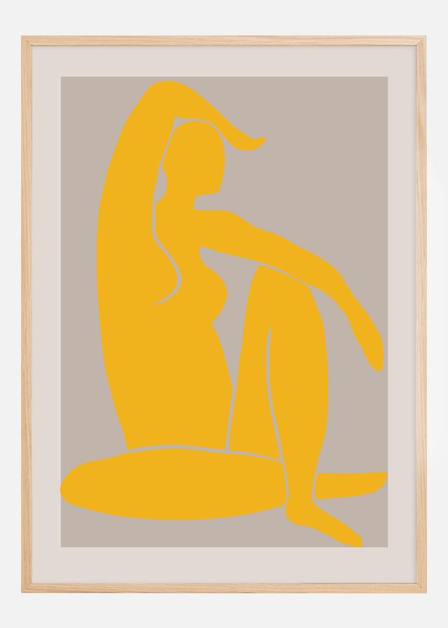 Yellow Figure Poszter