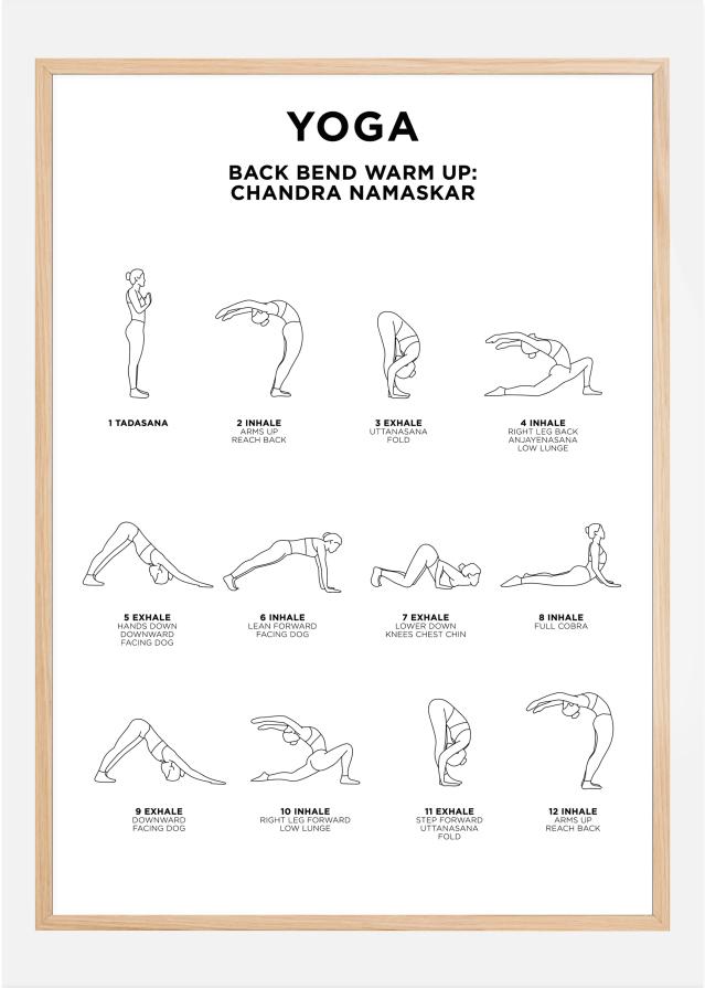 Back Bend - Warm Up - White Poszter