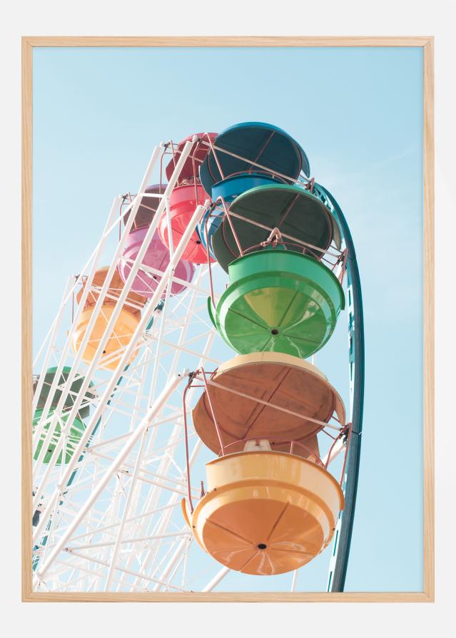 Colourful Ferris Wheel Poszter