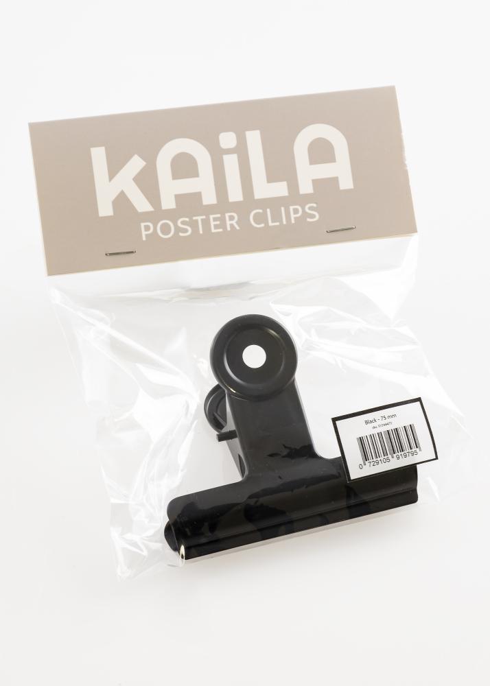 KAILA Poszter Clip Black - 75 mm