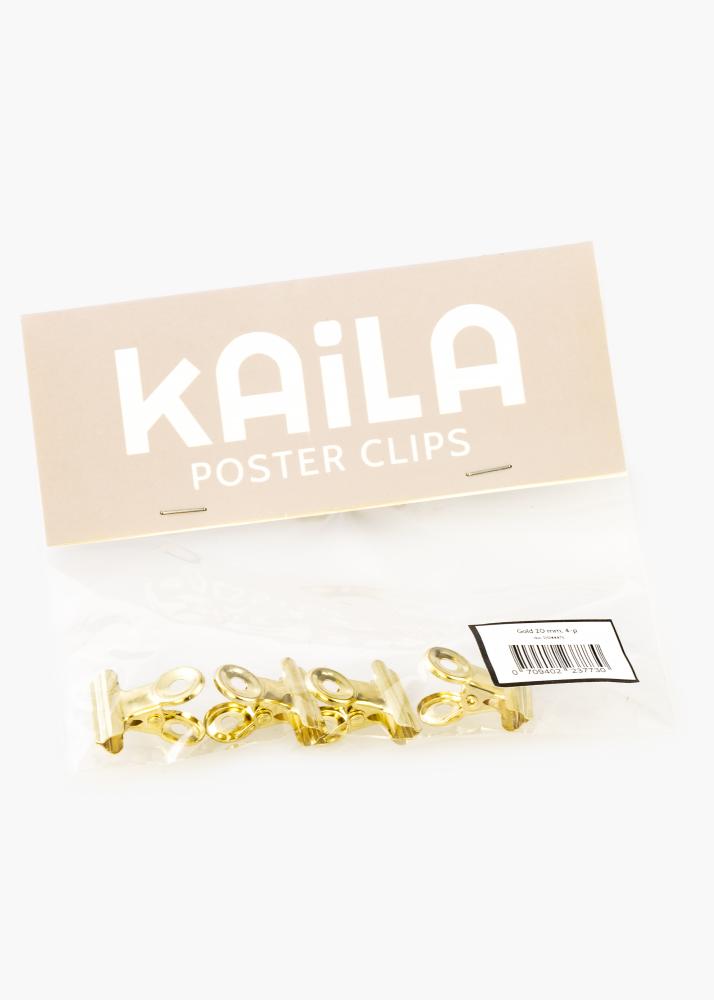 KAILA Poszter Clip Gold 20 mm - 4-es csomag