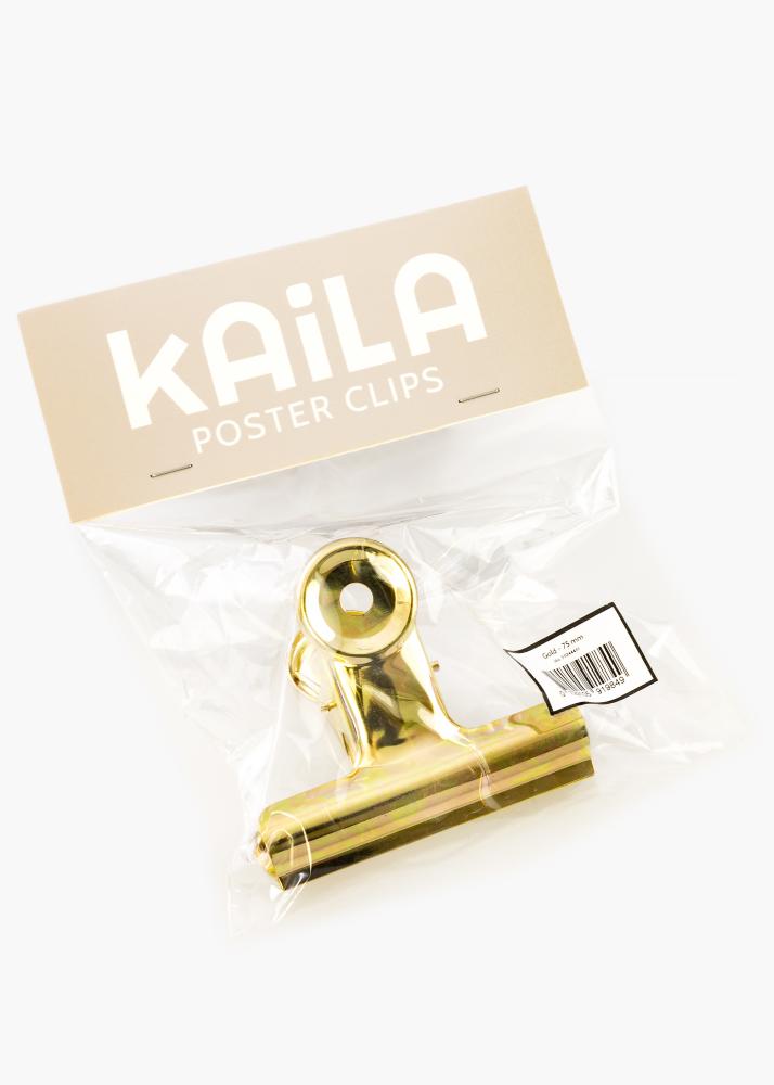 KAILA Poszter Clip Gold - 75 mm