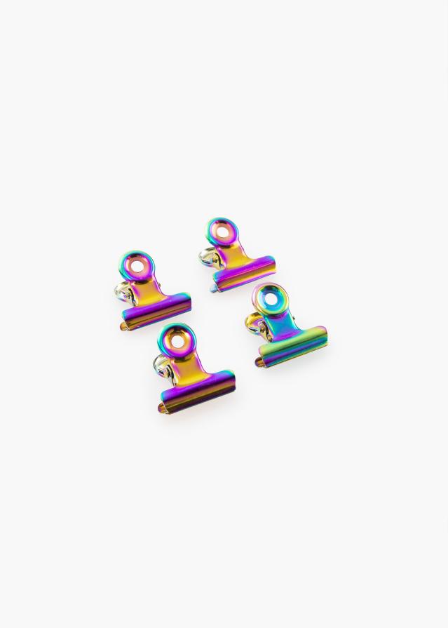 KAILA Poszter Clip Rainbow 20 mm - 4-es csomag