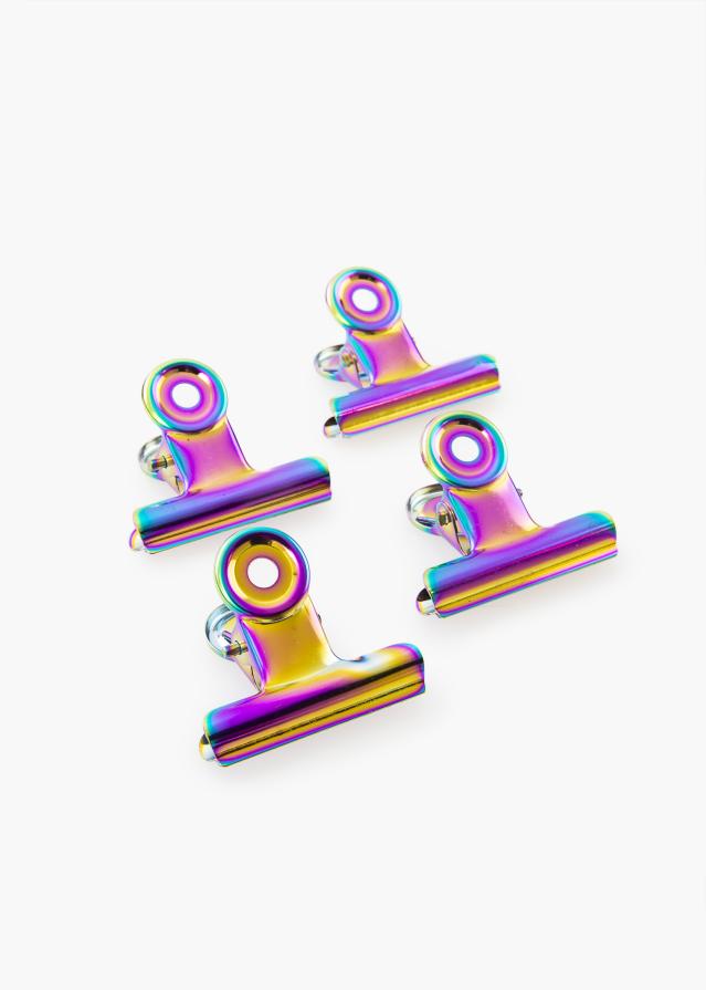 KAILA Poszter Clip Rainbow 40 mm - 4-es csomag