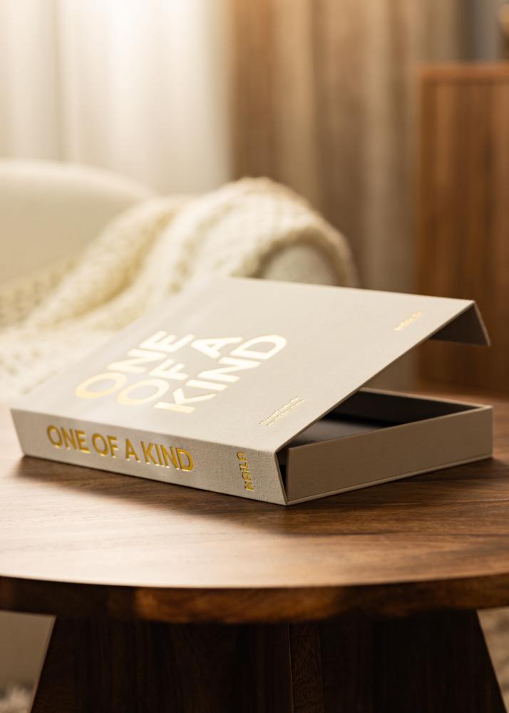 KAILA ONE OF A KIND Creme - Coffee Table Photo Album (60 Feketék oldal)