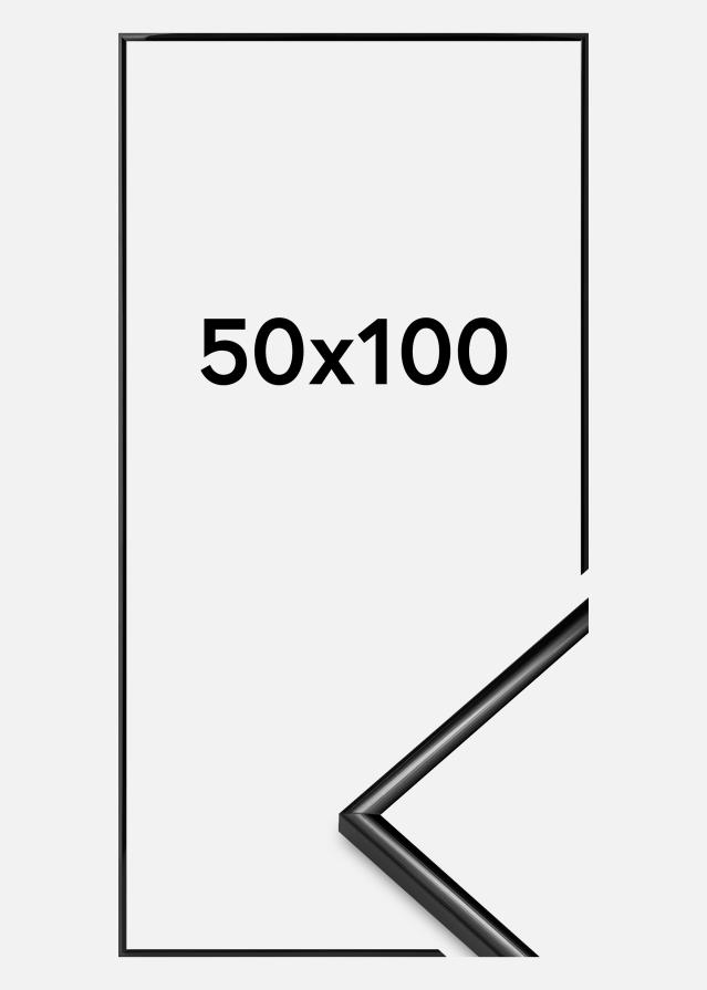 Keret Scandi Akrilüveg Fekete 50x100 cm