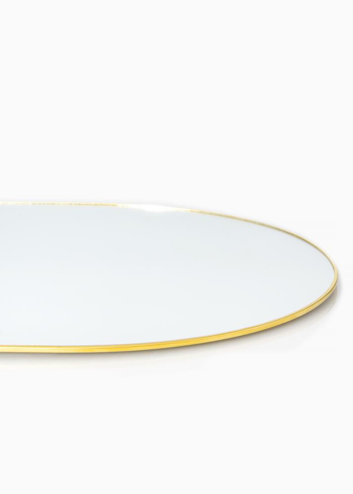 KAILA Ovális Mirror - Thin Brass 35x80 cm