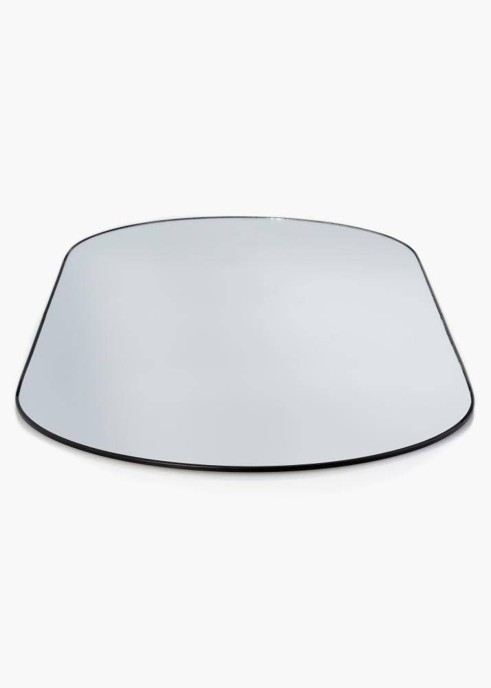 Ovális Mirror Jersey- Thin Black 35x80 cm