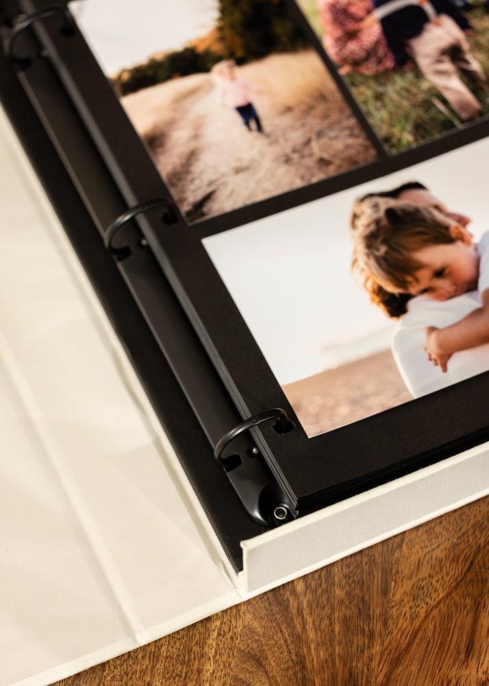 KAILA OUR LOVE STORY Creme - Coffee Table Photo Album (60 Feketék oldal)