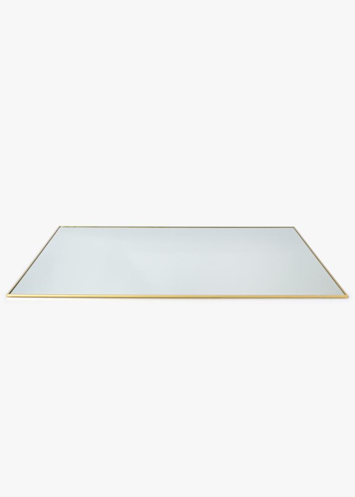 KAILA Square Mirror - Thin Brass 80x80 cm