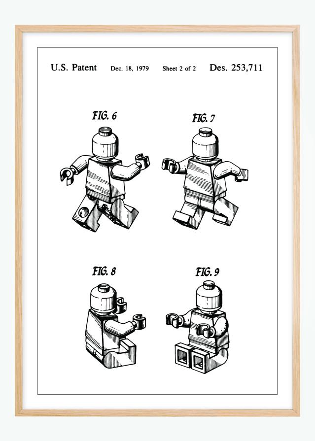 Szabadalmi rajz - Lego II Poszter