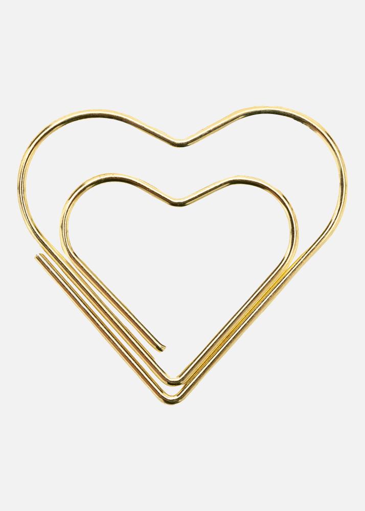 PAC Fém Paperclip Heart Arany