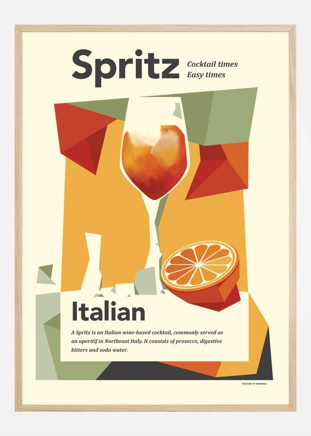 Aperol spritz print Poszter