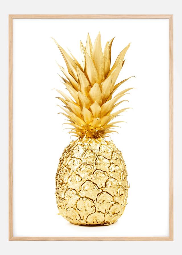 Gold Pineapple Poszter