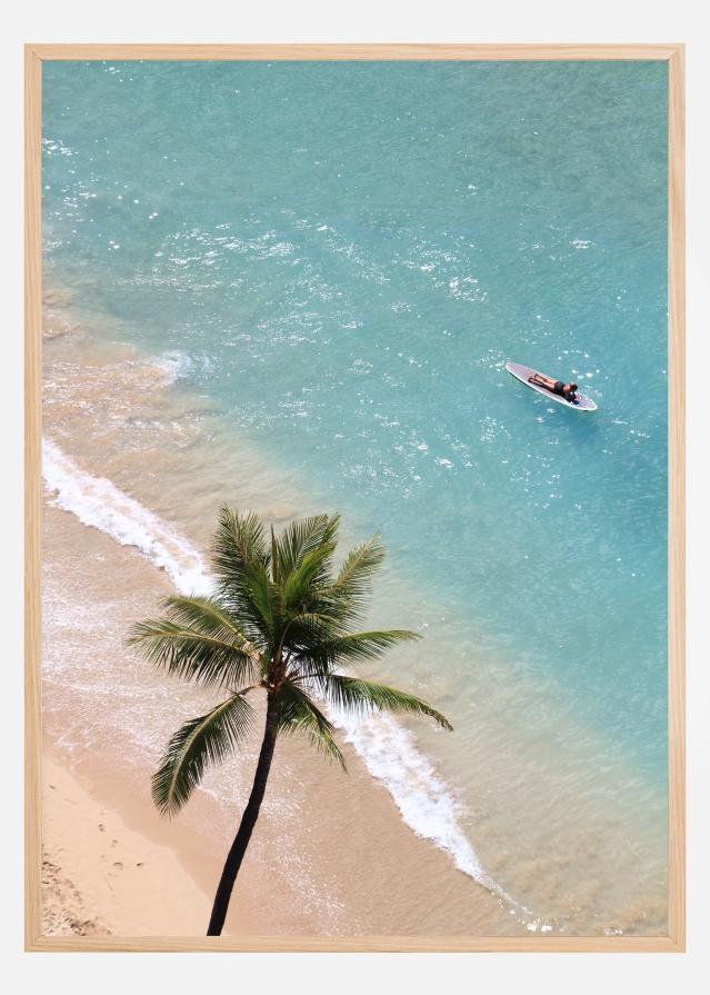 Surfing at the Beach Poszter