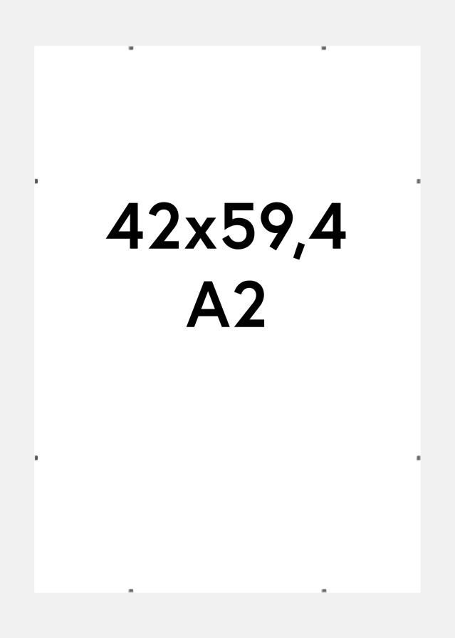 Clip keret Matt Tükröződésmentes üveg 42x59,4 cm (A2)