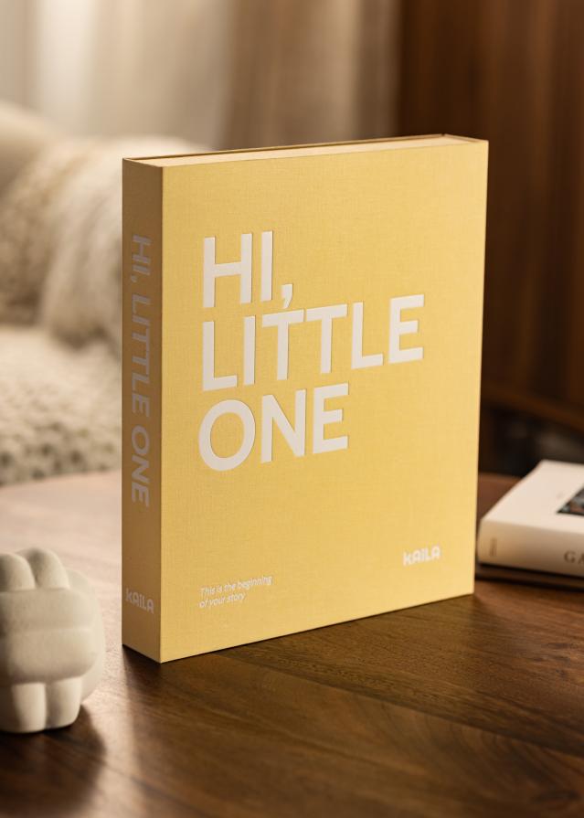 KAILA HI LITTLE ONE Yellow - Coffee Table Photo Album (60 Feketék oldal)