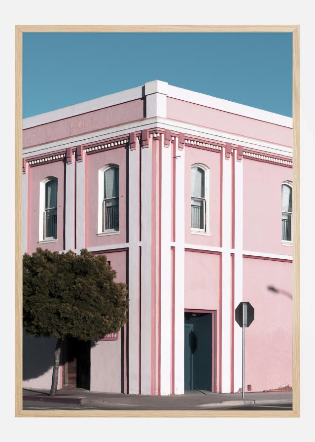 Pink Building Poszter