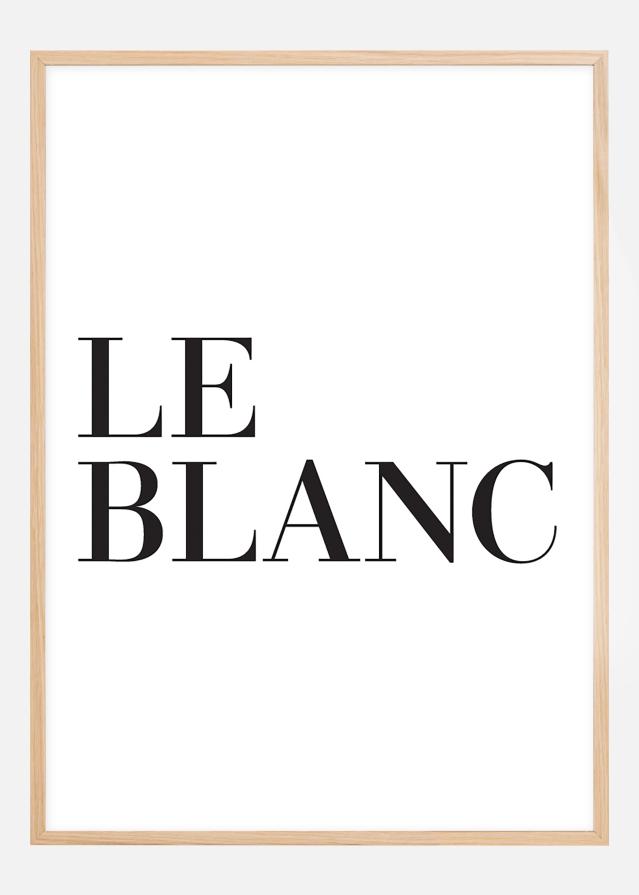 Le blanc Poszter