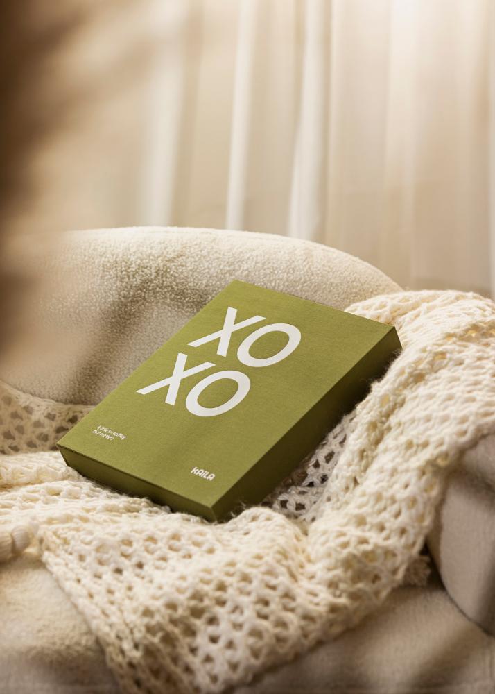 KAILA XOXO Olive - Coffee Table Photo Album (60 Feketék Oldalak / 30 lap)