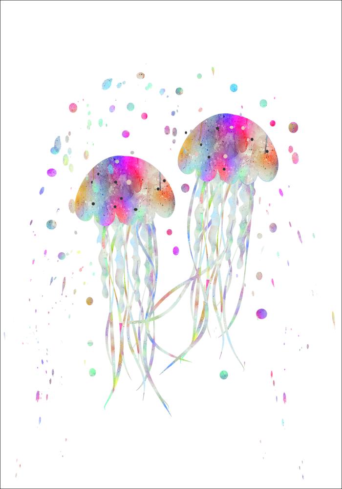 Jellyfishes stingers Poszter