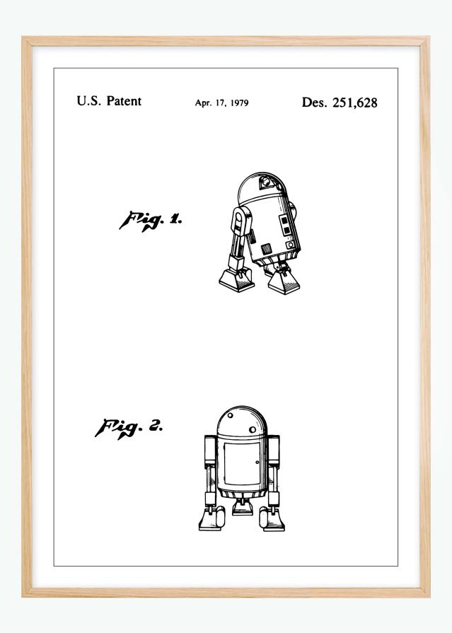 Szabadalmi rajz - Star Wars - R2-D2 Poszter