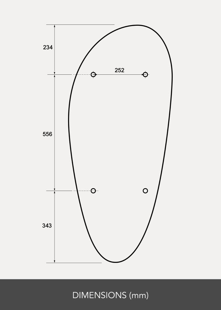 Tükör Balance 50x113 cm - Selected By BGA