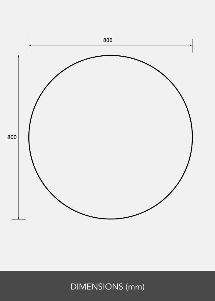 Tükör Ring LED 80 cm Ø