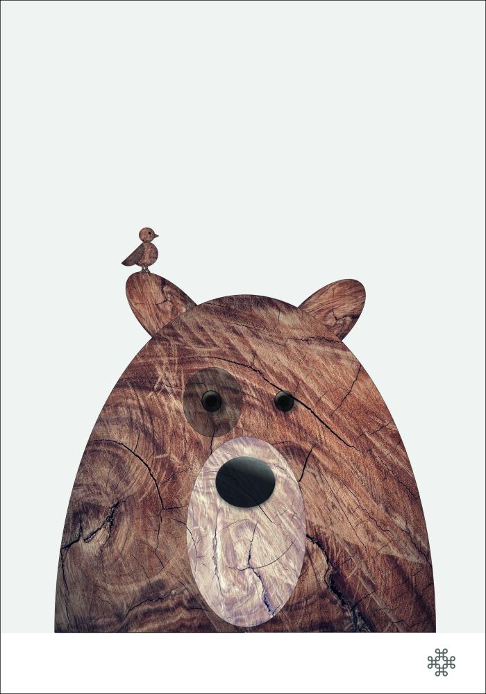 Wood bear Poszter