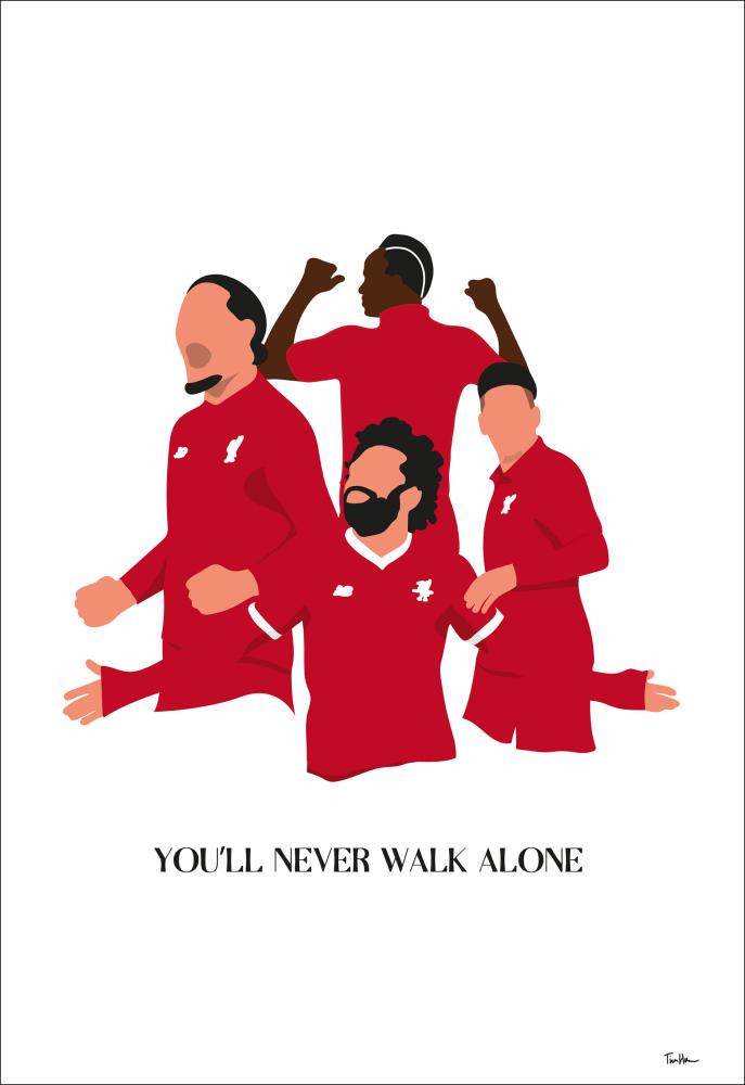 You Will Never Walk Alone-Liverpool Players Poszter