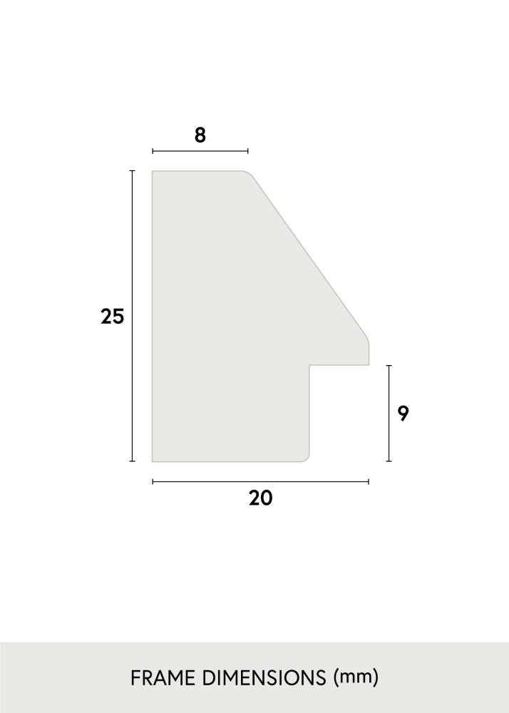 Keret Globe Fekete 40x50 cm - Paszpartu Fekete 27x35 cm