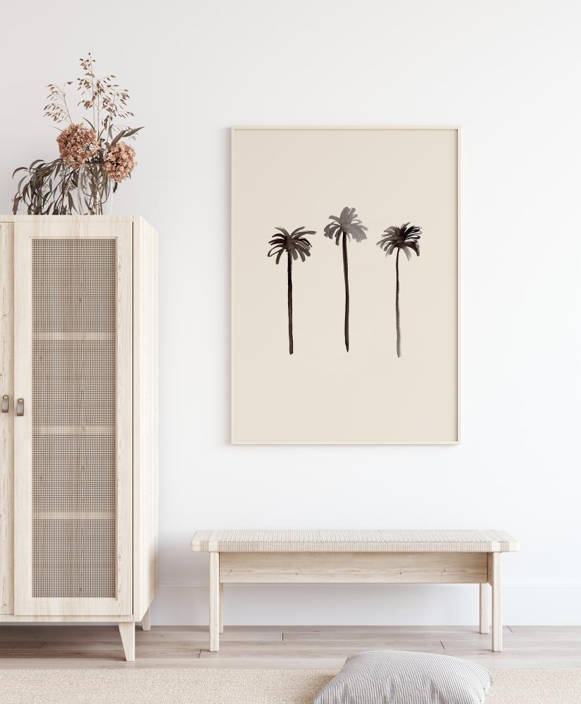 Palm Trees Ink Poszter